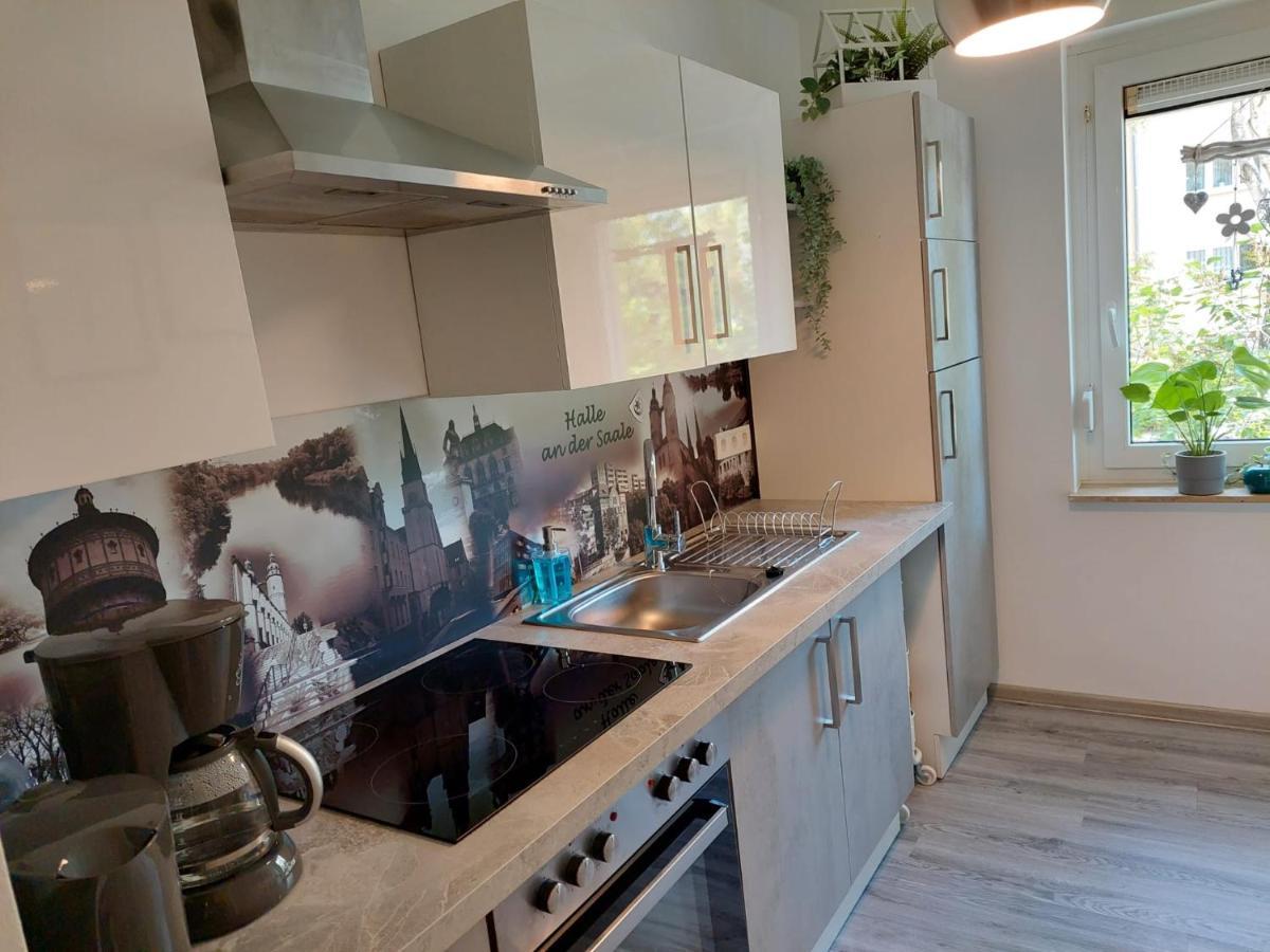 Gemuetliches, Voll Ausgestattetes Apartment Halle  外观 照片